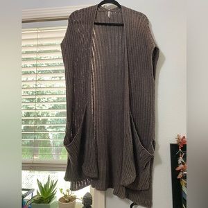 Free people long cardigan